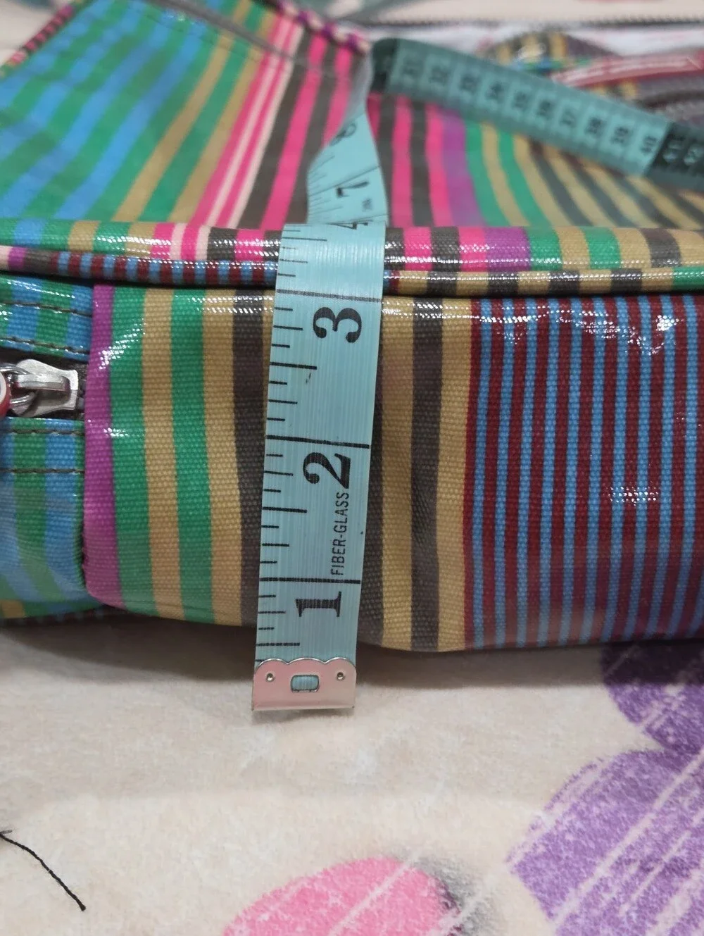 Lou Harvey Multi Stripe Laptop Bag